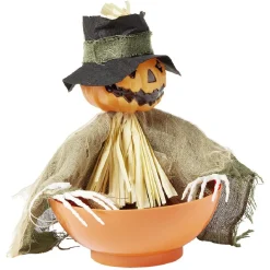 Bol à bonbons animé citrouille Halloween