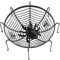 Bol à bonbons araignée popypropylène Ø32xH8cm (2 modèles noir ou orange) < Gifi Best
