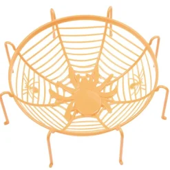 Bol à bonbons araignée popypropylène Ø32xH8cm (2 modèles noir ou orange) < Gifi Best