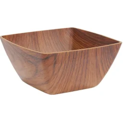 Bol carré effet bois 12x12cm < Gifi