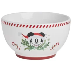 Bol Disney Mickey grès blanc et rouge Ø14cm < Gifi Outlet