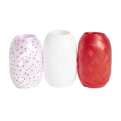 Bolduc rouge blanc et traditionnel 10m x3 < Gifi Outlet