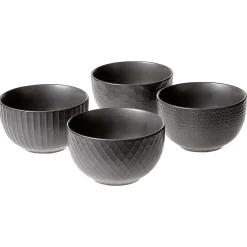 Bol en grès noir x4 < Gifi Sale