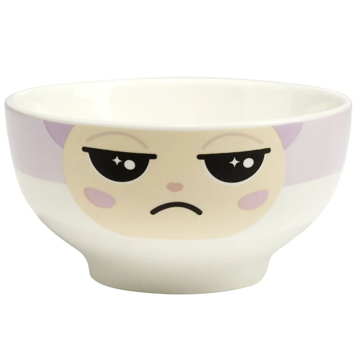 Bol et mug en céramique J'suis Pas Aigri motif Gromimis violet Ø14xH14cm < Gifi Hot