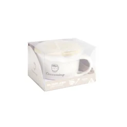 Bol jumbo 62cl avec cuillère et couvercle cocooning < Gifi Outlet