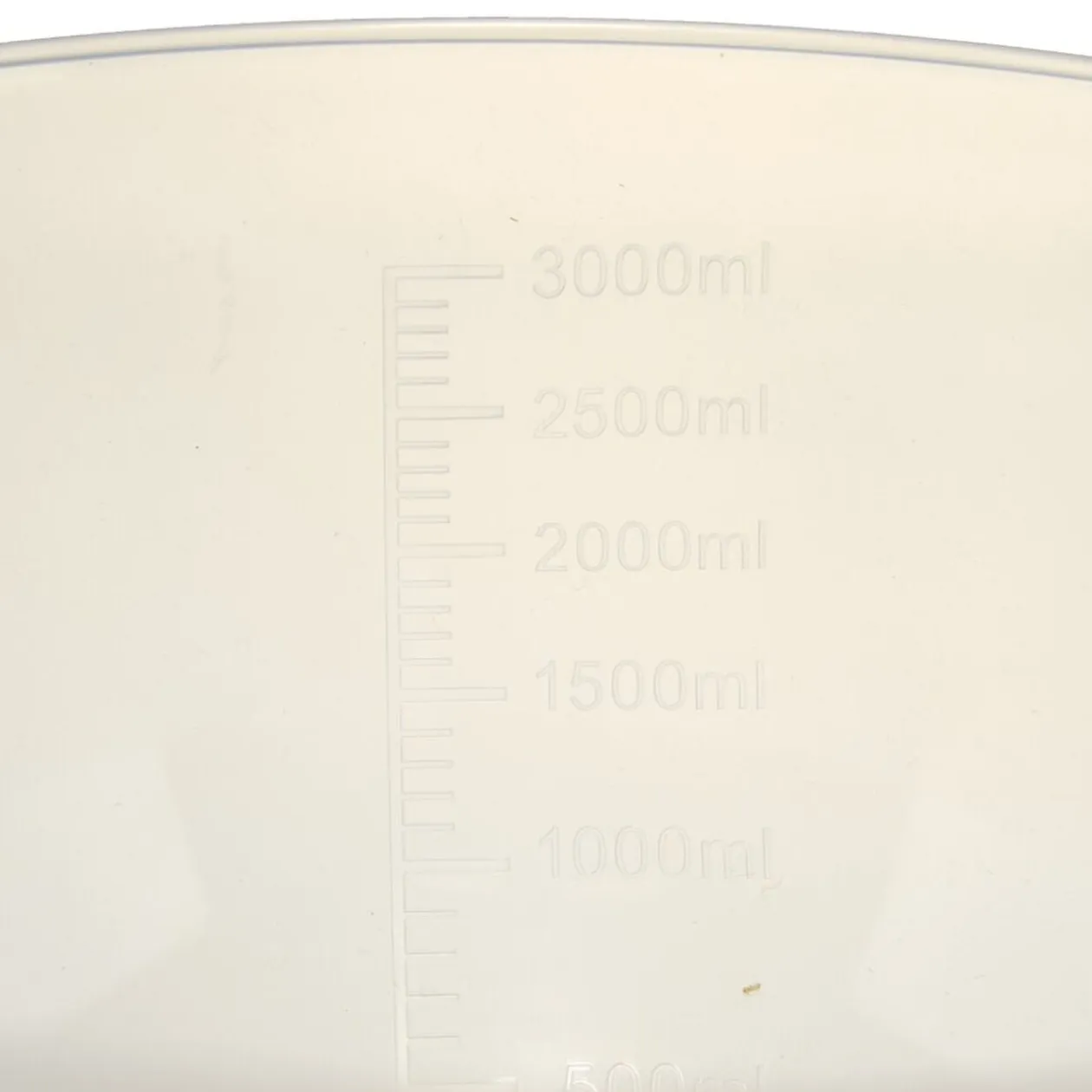 Bol mélangeur gradué plastique fond silicone avec poignée et bec verseur 2,5L