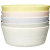 Bol à pique-nique plastique réutilisable Ø11,5xH5cm (5 pièces)