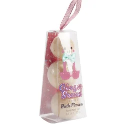 Bombe de bain empilée forme pain d'épices 3x100gr < Gifi Discount