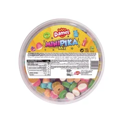 Bonbon acidulé mini pika mix Damel 500gr