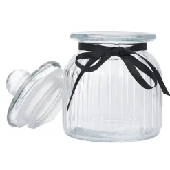Bonbonnière en verre transparent 1,6L < Gifi New