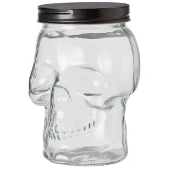 Bonbonnière transparente design Tête de mort Halloween 1,5L < Gifi Outlet