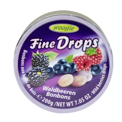 Bonbons durs goût fruits des bois 200gr