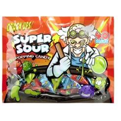 Bonbons Halloween acidulé Super Sour 40 sachets individuels 120gr