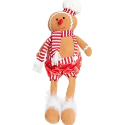 Bonhomme pain d'épice déco Noël avec jambes pendantes H48cm < Gifi New