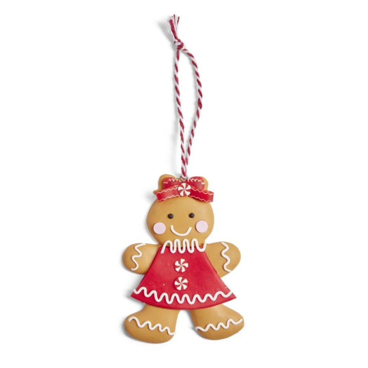 Bonhomme pain d'épices à suspendre en argile H10cm (2 modèles) < Gifi Hot