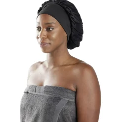 Bonnet de douche satiné 28x24xH28cm (2 modèles)