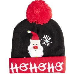Bonnet de Noël Adulte en tricot lumineux