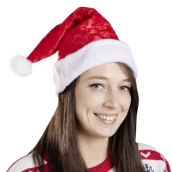 Bonnet de Noël en velours