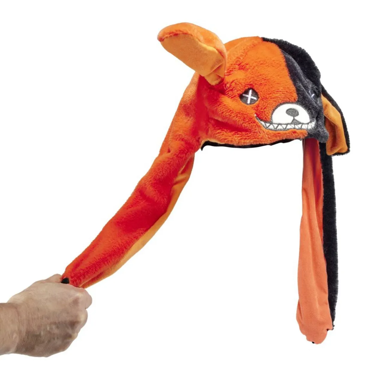 Bonnet enfant Halloween ourson oreilles mouvantes polyester noir et orange < Gifi Online
