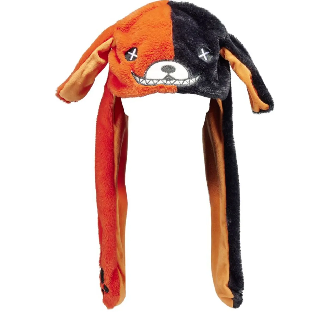 Bonnet enfant Halloween ourson oreilles mouvantes polyester noir et orange < Gifi Online