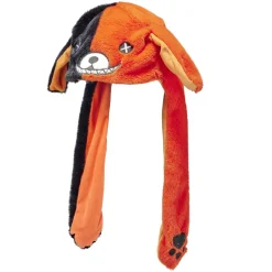 Bonnet enfant Halloween ourson oreilles mouvantes polyester noir et orange < Gifi Online