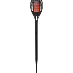 Borne solaire 3en1 effet flamme 28 LED multicolores télécommande