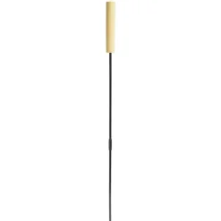 Borne solaire à planter en plastique forme bougie Ø4xH98cm (2 modèles)