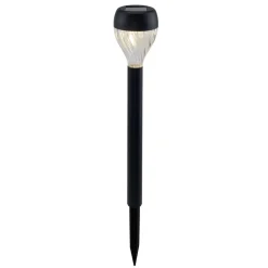 Borne solaire à planter x8 noir Ø5xH32,5cm