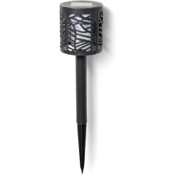 Borne solaire plastique ajouré noir H36,5cm < Gifi Outlet