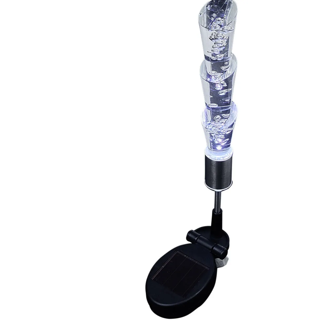 Borne solaire sapin multicolore à led déco Noël