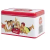 Boîte alimentaire Coca Cola rectangulaire métal 22x13xH13,5cm (2 modèles)
