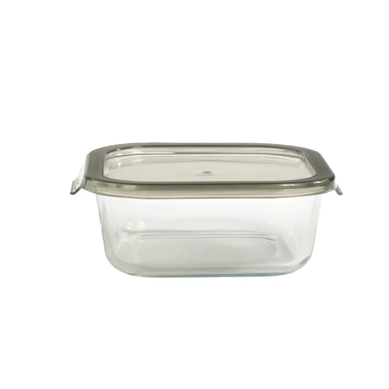 Boîte alimentaire en verre avec couvercle en plastique 800ml