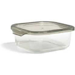 Boîte alimentaire en verre avec couvercle en plastique 1,1L