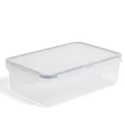 Boîte alimentaire1L plastique avec couvercle à clips