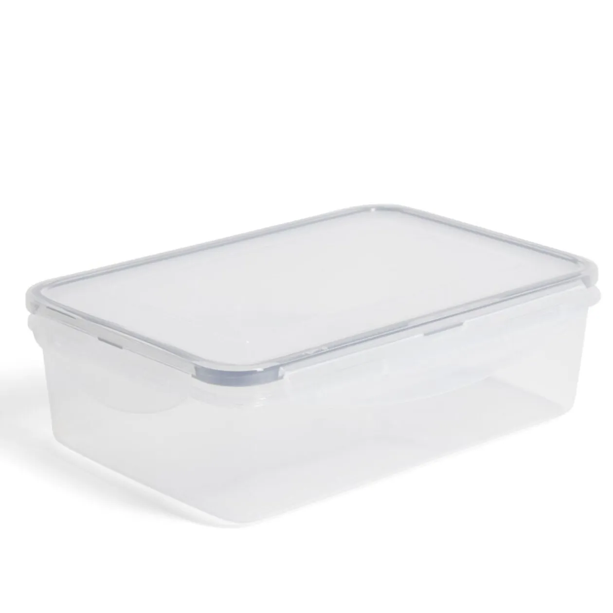 Boîte alimentaire1L plastique avec couvercle à clips