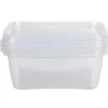 Boîte alimentaire 1,2 L transparente x3 < Gifi Hot