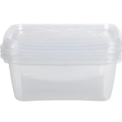 Boîte alimentaire 1,2 L transparente x3 < Gifi Hot