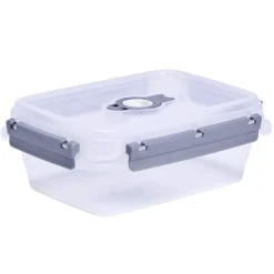 Boîte alimentaire rectangulaire 900ml Fresh System plastique transparent et gris < Gifi Sale