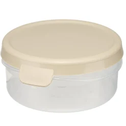 Boîte alimentaire ronde 25cl x3 plastique avec couvercle Ø10xH4cm (3 modèles) < Gifi Sale