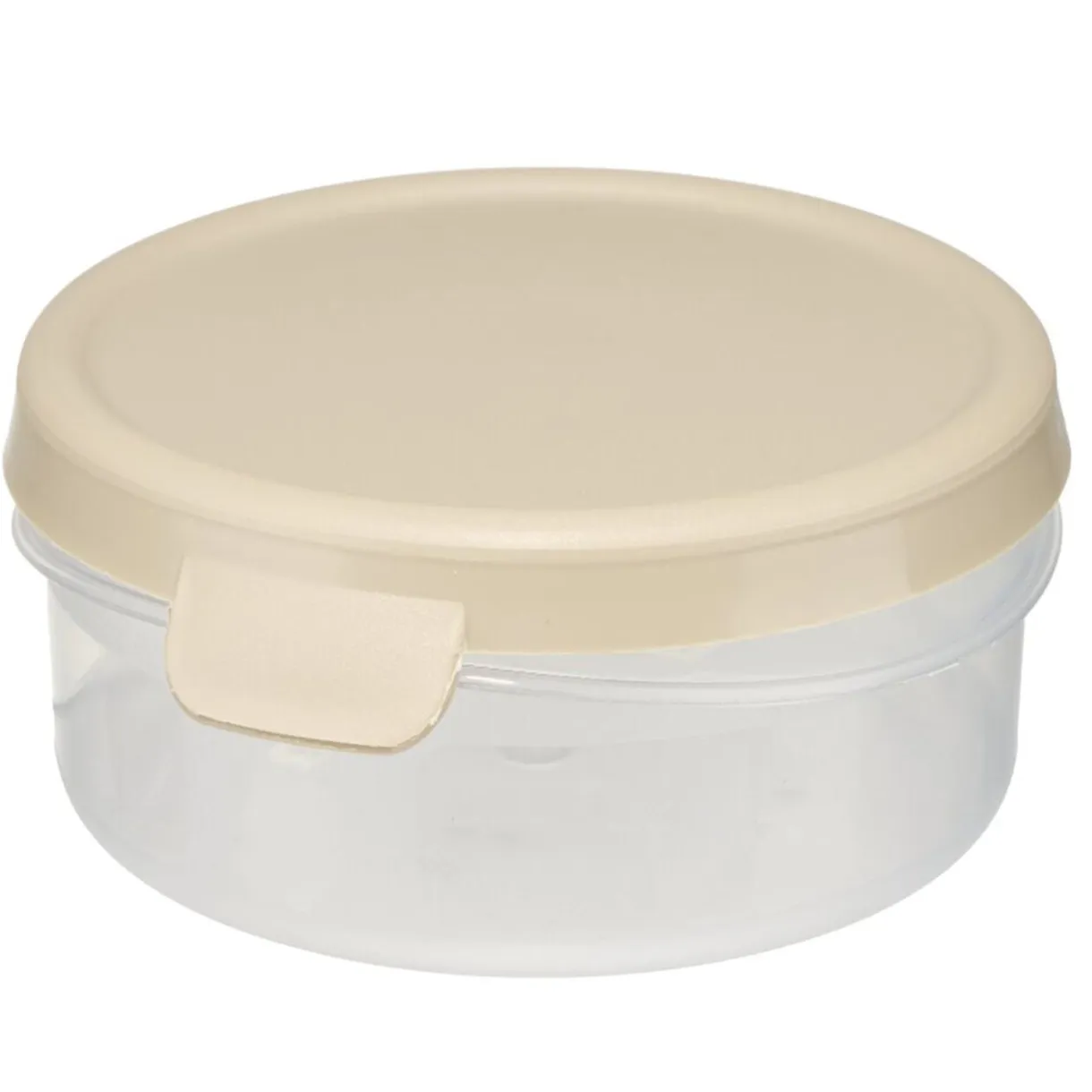 Boîte alimentaire ronde 25cl x3 plastique avec couvercle Ø10xH4cm (3 modèles) < Gifi Sale