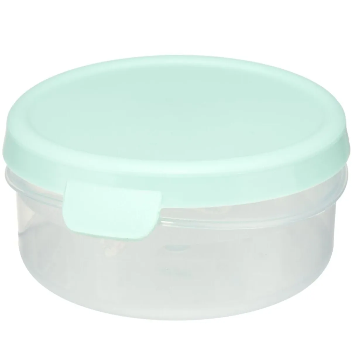 Boîte alimentaire ronde 25cl x3 plastique avec couvercle Ø10xH4cm (3 modèles) < Gifi Sale