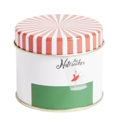 Boîte alimentaire the Nutcracker acier rouge blanc et vert Ø7,3xH6cm < Gifi New