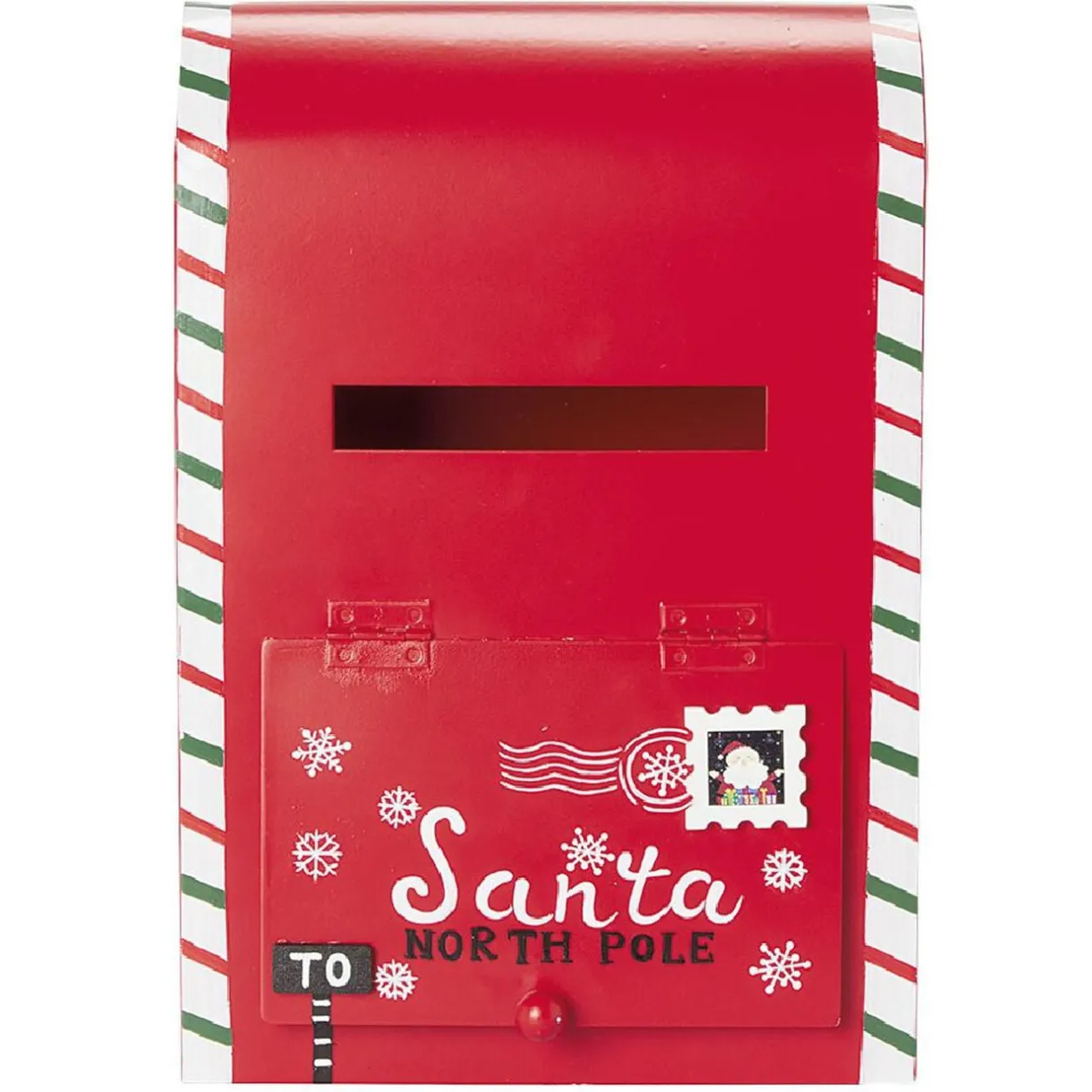 Boîte aux lettres de Noël en métal rouge < Gifi Clearance