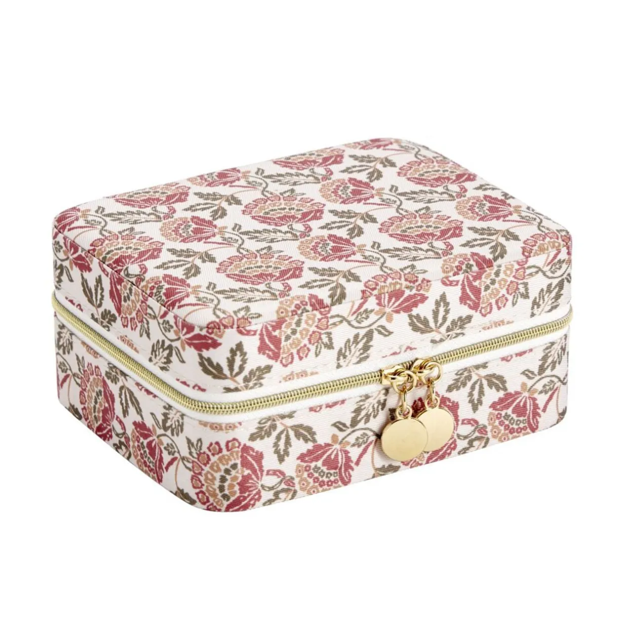 Boîte à bijoux motif coloré indien grand modèle 10x10xH5cm (2 modèles) < Gifi New
