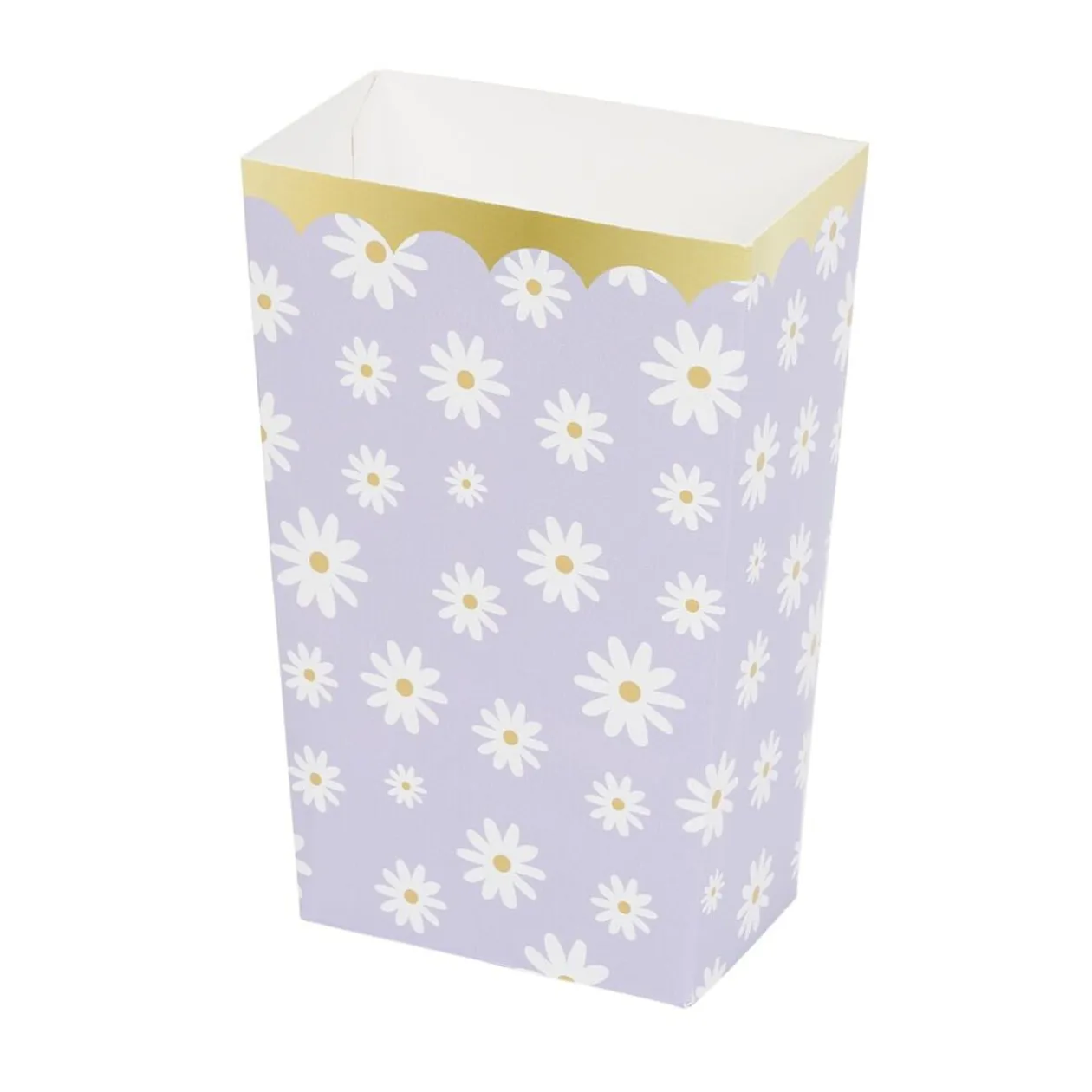 Boîte à bonbons motif fleur thème fée x4