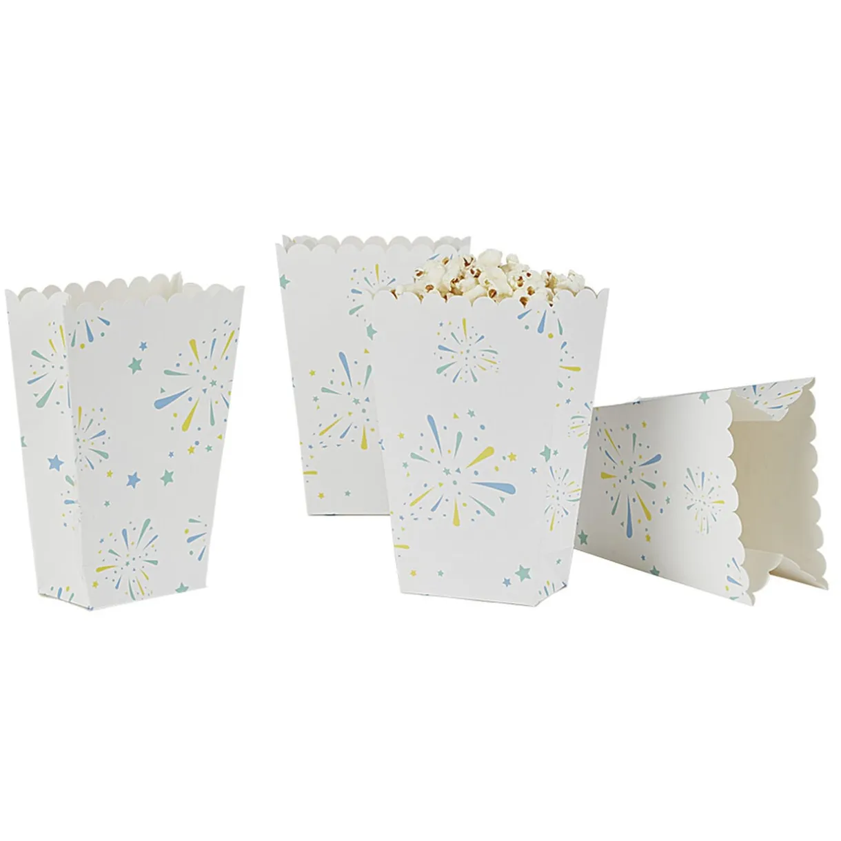 Boîte à bonbons ou pop corn motif feux d'artifice x 4 < Gifi Hot