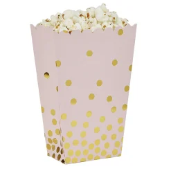 Boîte à bonbons ou pop corn rose et doré à poids x 4 < Gifi Clearance