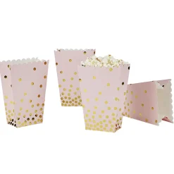 Boîte à bonbons ou pop corn rose et doré à poids x 4 < Gifi Clearance