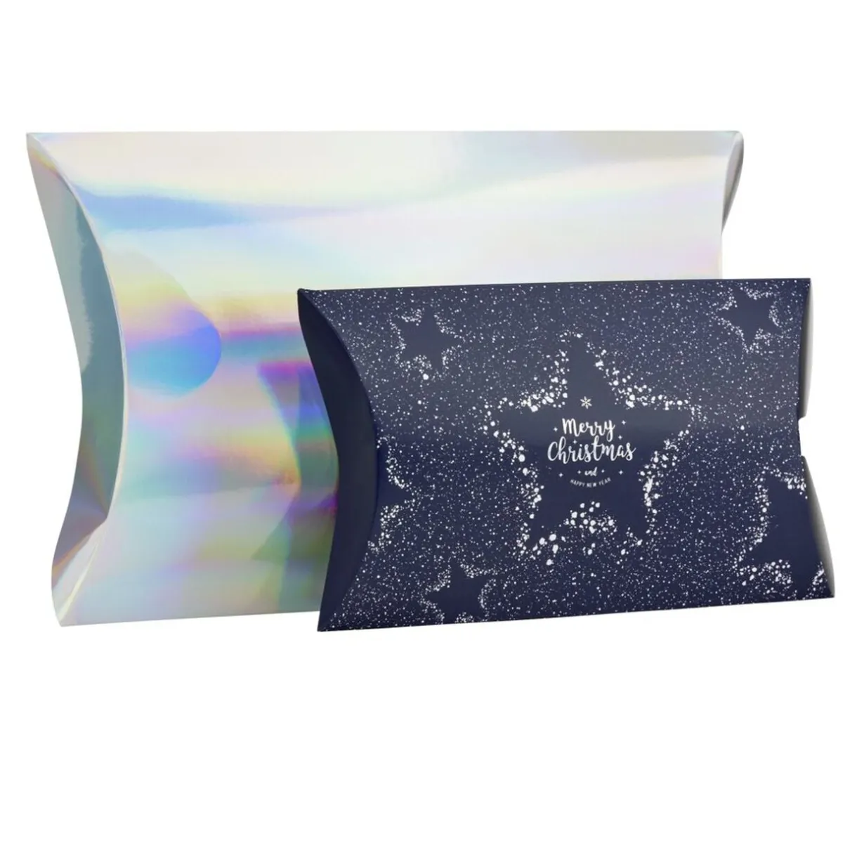 Boîte cadeau Noël berlingot x2 boréal 18,5x29cm Merry Christmas 12,5x21cm < Gifi Sale