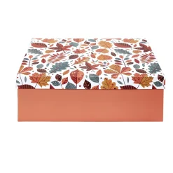Boîte à cadeau rectangulaire 32x24xH11,2cm - 2 modèles